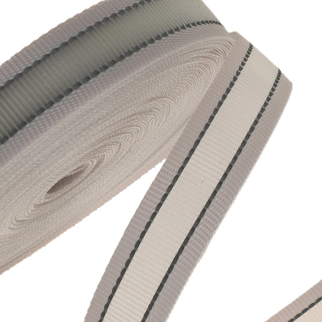 Jacquard Woven Flat Belt Webbing with Reflective